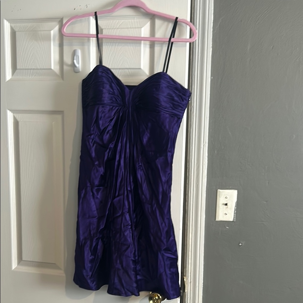 Laundry by Design Purple Mini Slip Dress